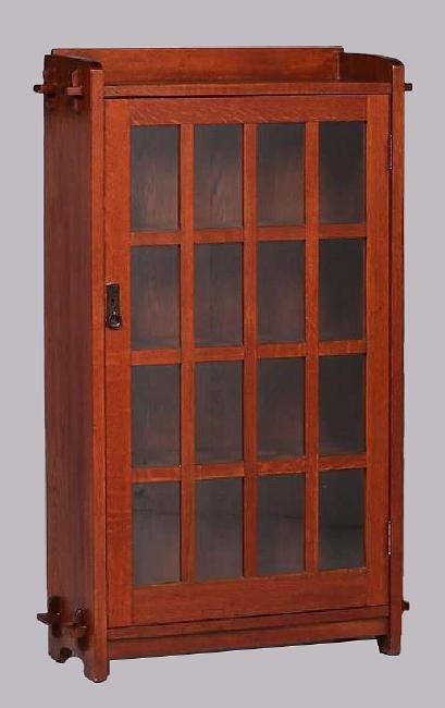L&JG Stickley One-Door Bookcase (1 of 3)