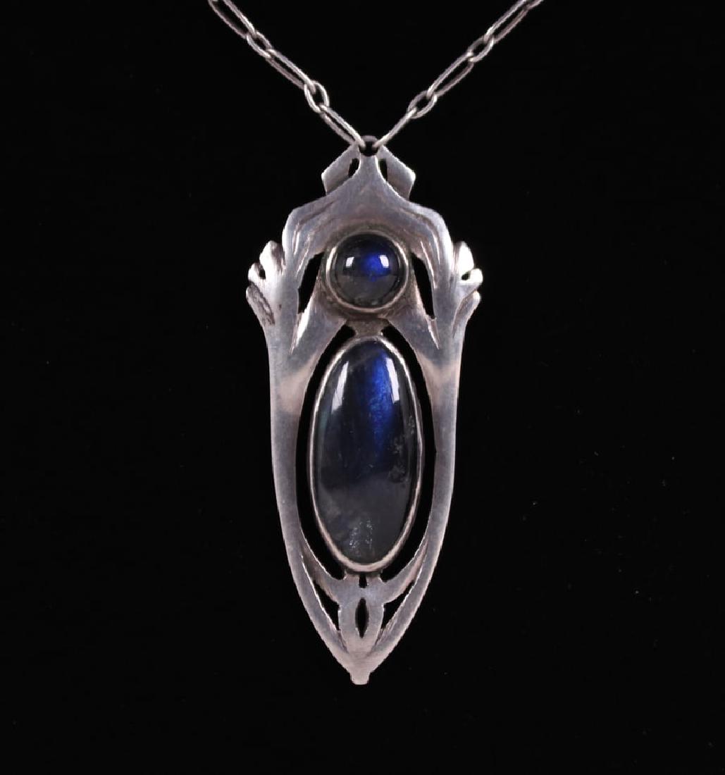 Chicago Arts & Crafts Sterling Silver Labradorite (1 of 2)