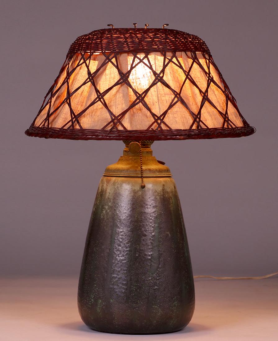 Fulper Pottery Lamp c1910 (1 of 6)