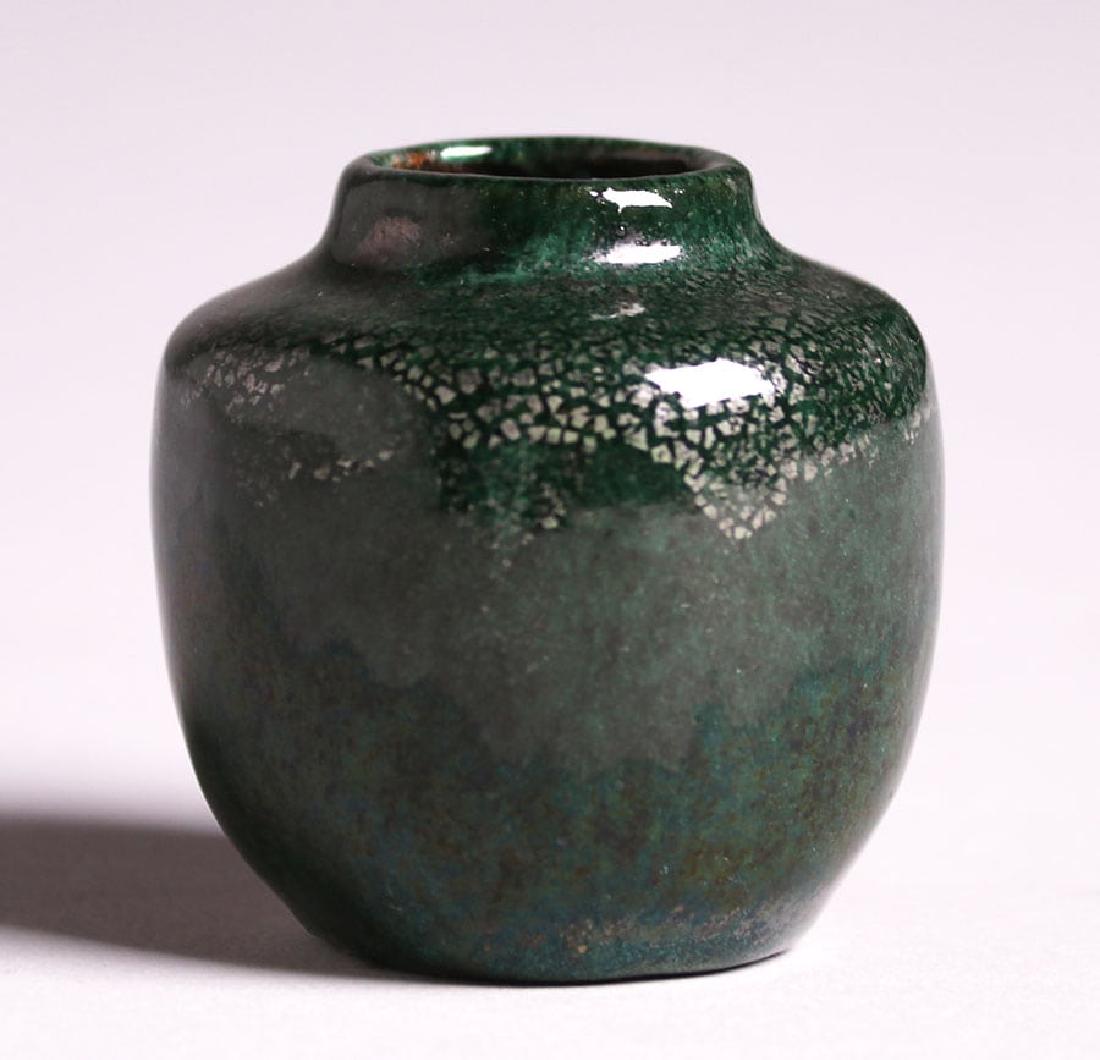 Miniature Merrimac Pottery Cabinet Vase (1 of 3)