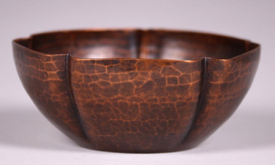 Early Unsigned Dirk van Erp Five-Sided Bowl c1909-1910 (1 of 4)