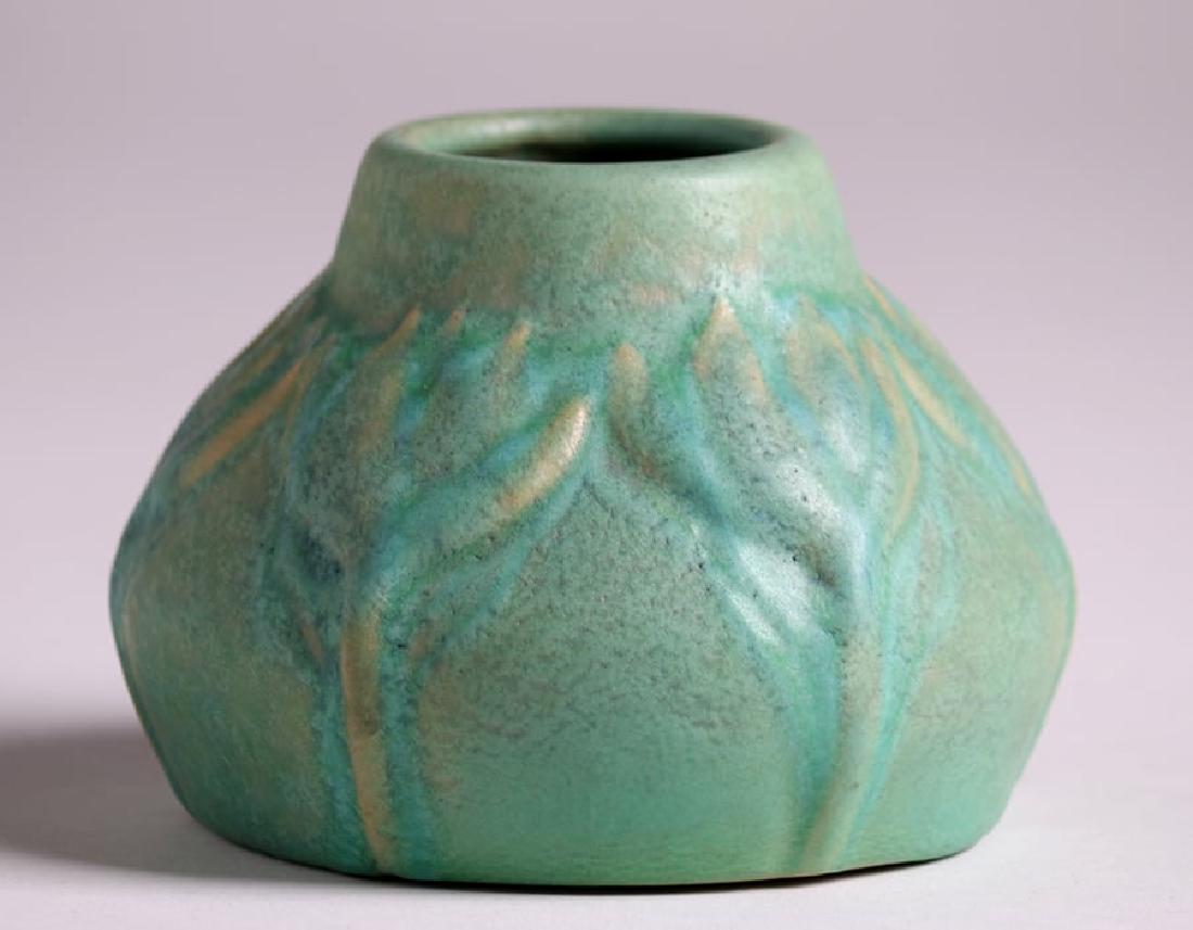 Early Van Briggle 1903 Matte Green Vase #145 (1 of 3)