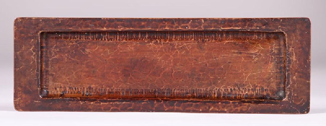 The Copper Shop - Oakland Hammered Copper Pen Tray (1 of 4)