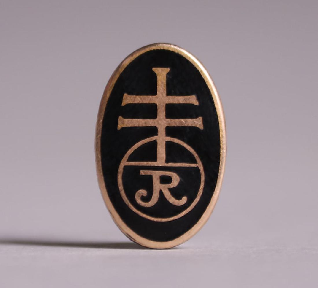 Rare Roycroft 14k Gold Lapel Pin c1920