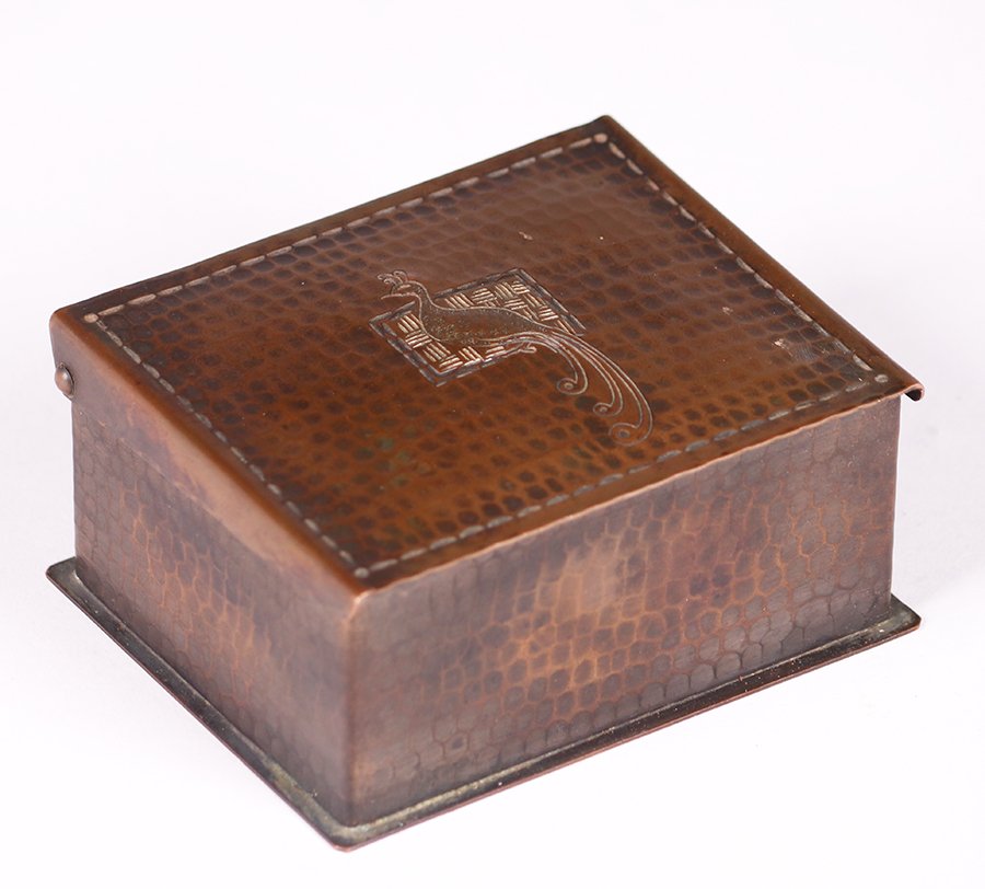 Craftsman Studios Hammered Copper Box (1 of 2)