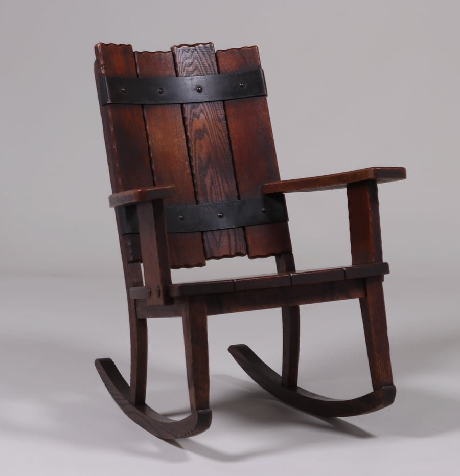 Michigan Chair Co Adirondack Camp Rocker c1920 (1 of 5)