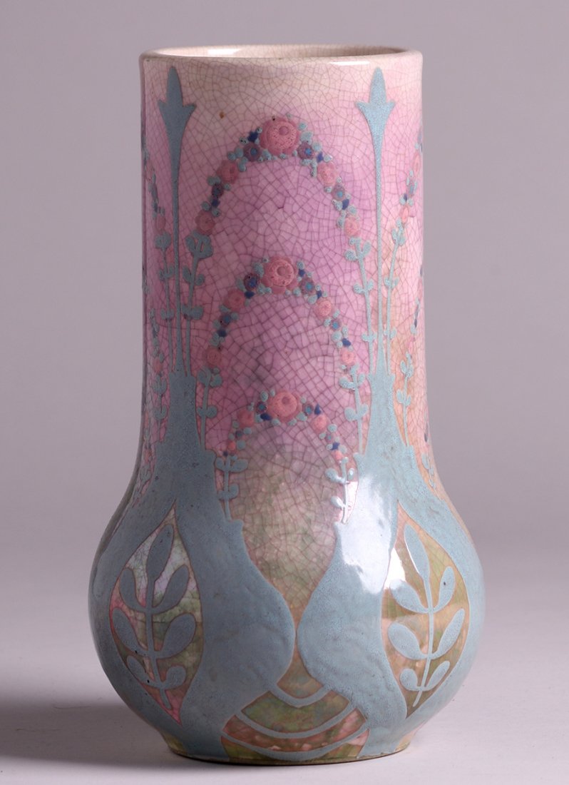 Dorothea Warren O'Hara Decorated Vase c1915 (1 of 4)