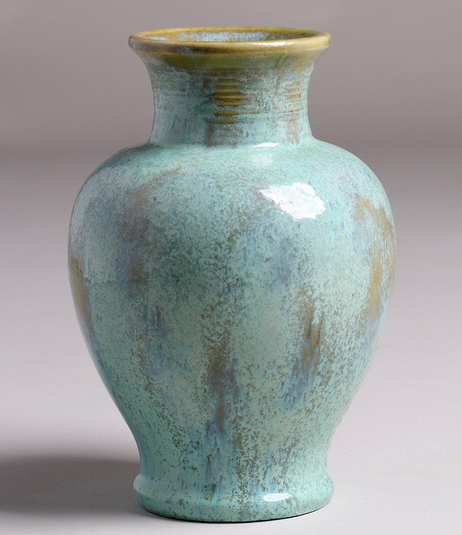 Fulper Pottery Light Green Vase (1 of 3)