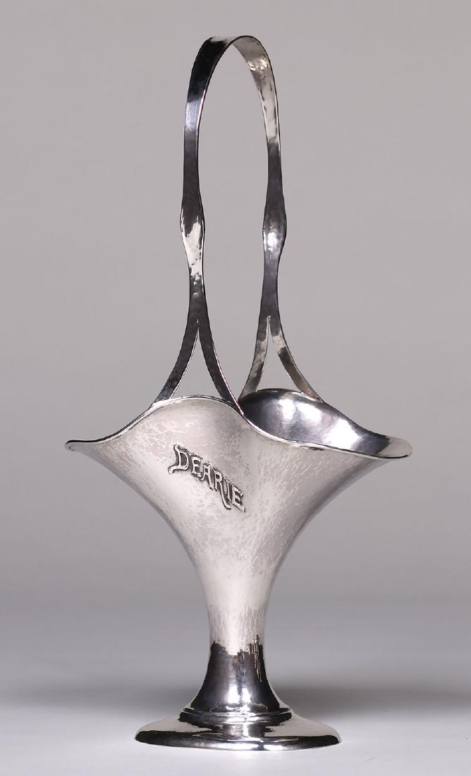 Clemens Friedell Sterling Silver Bride's Basket c1910 (1 of 3)