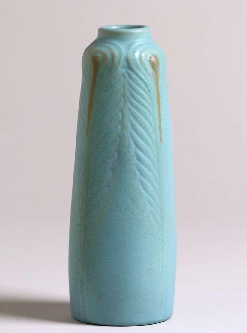 Early Van Briggle 1904 Peacock Feather Vase (1 of 4)