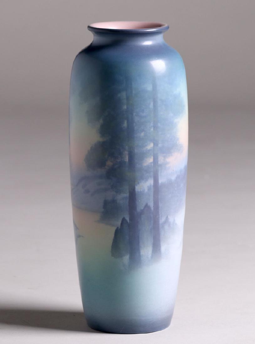 Rookwood Scenic Vellum Landscape Vase Sallie Coyne 1924 (1 of 5)