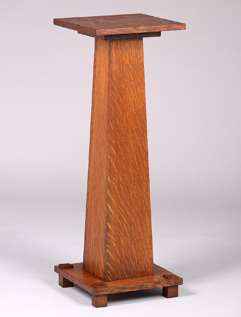 Stickley Brothers Square Pedestal c1910 (1 of 3)