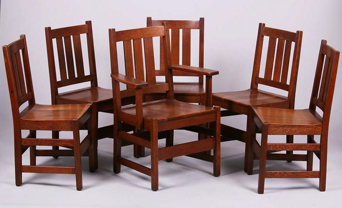 Set Of 6 L Jg Stickley Dining Chairs Sep 29 2018 California