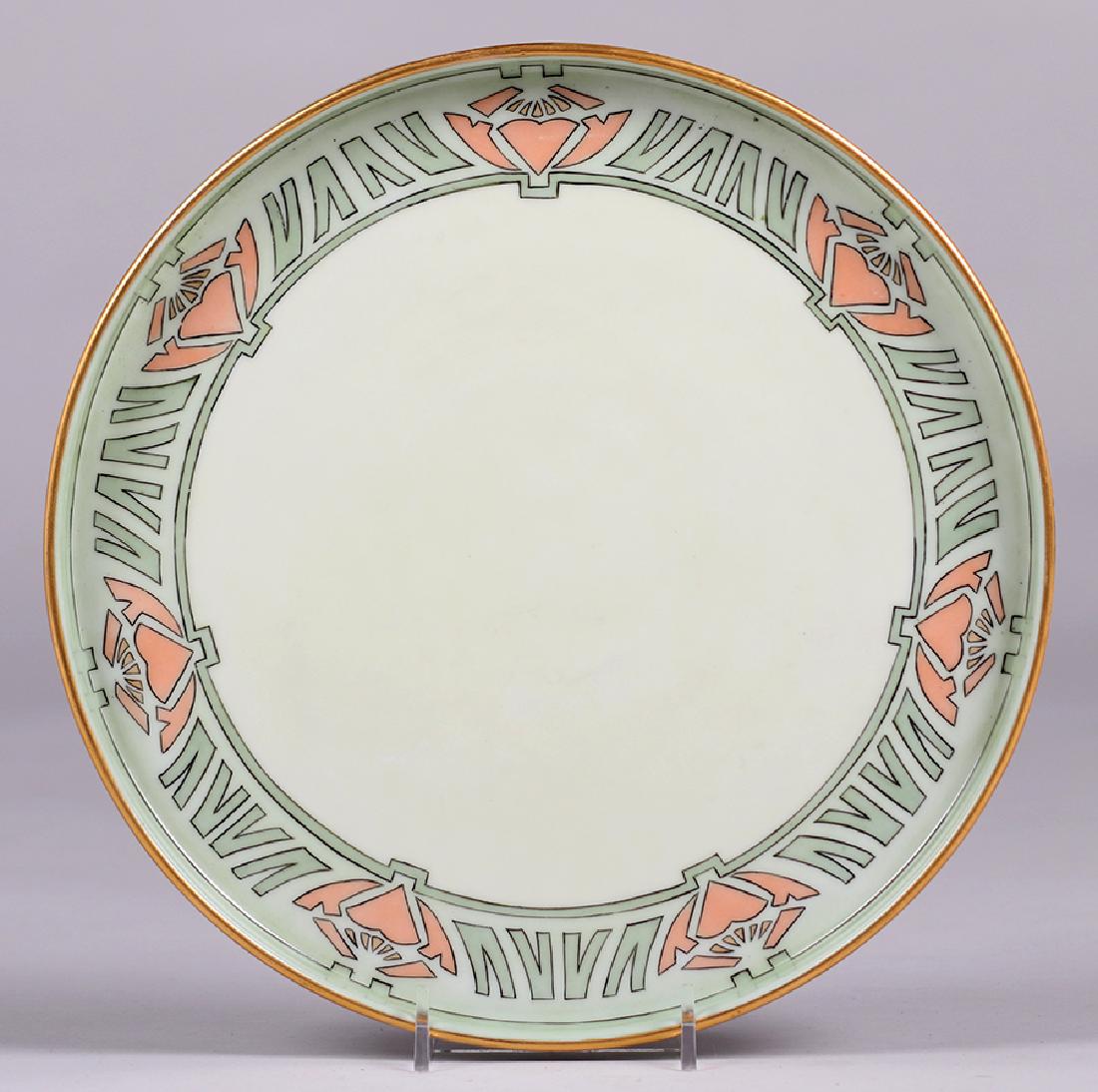 M. Wendt Hand-Painted Porcelain Tray c1910 (1 of 2)