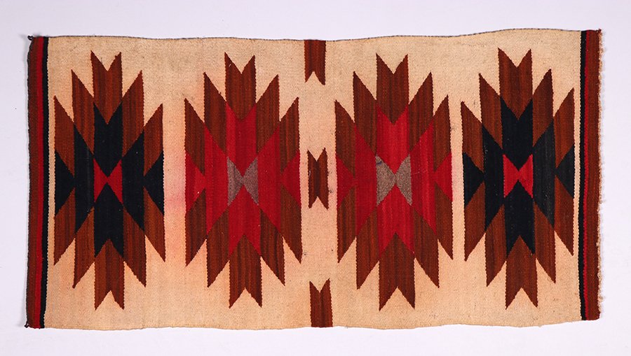 Small Navajo Eye-Dazzler Rug c1950s (1 of 2)