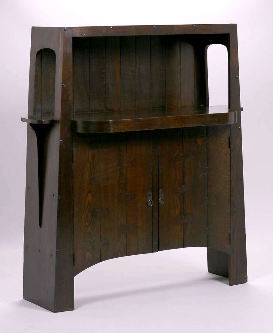 Early Limbert Ash Sideboard Hutch c1902-1903 (1 of 5)