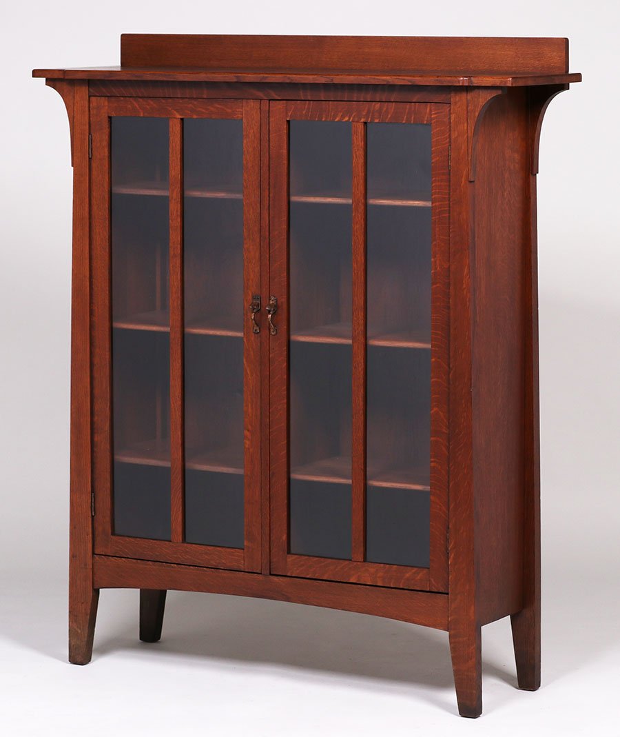 Limbert Two-Door Bookcase c1910 (1 of 3)