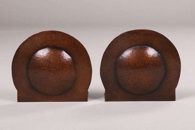Agatha van Erp Student Hammered Copper Bookends (1 of 2)