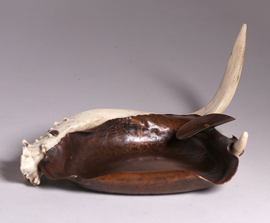 Albert Berry Hammered Copper Antler Tray (1 of 5)