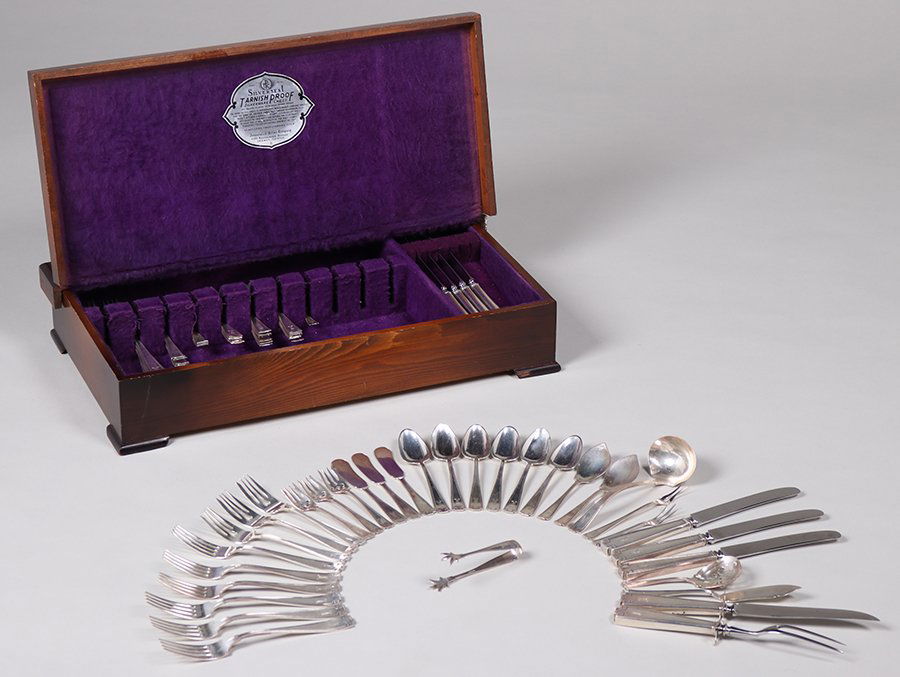 Gorham Sterling Silver Flatware Set 77pc (1 of 5)