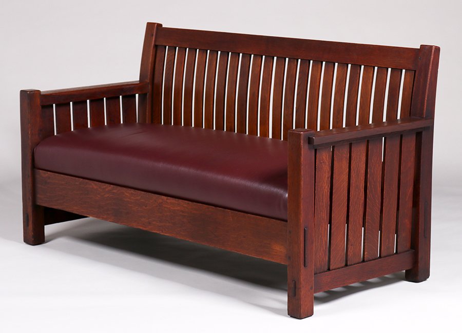 L&JG Stickley Settle (1 of 3)