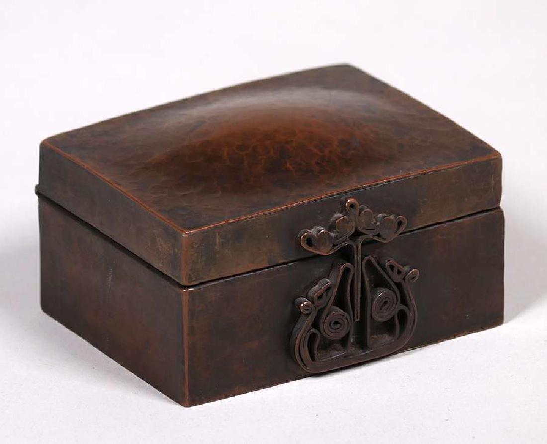 Harry Dixon Hammered Copper Puzzle Box (1 of 4)