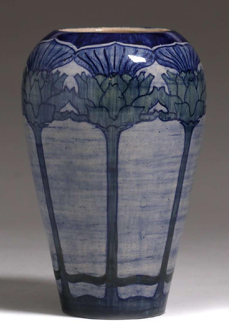 Early Newcomb College Vase Stylized Artichokes 1902 (1 of 3)