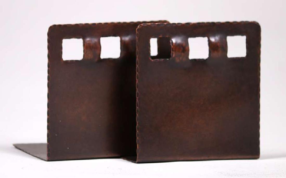 Pair Forest Craft Guild Cutout Bookends (1 of 3)