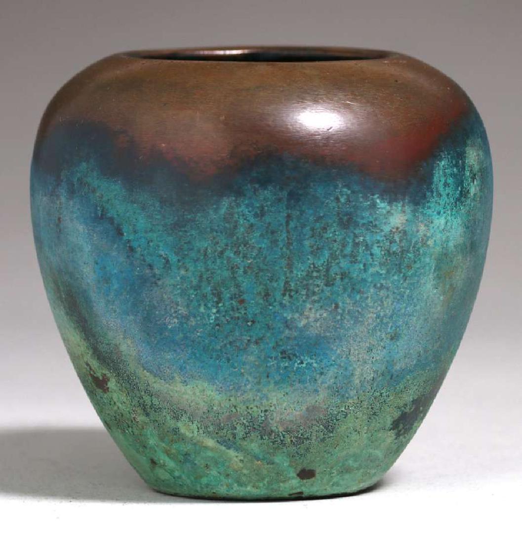 Clewell Copper-Clad Bulbous Vase (1 of 3)