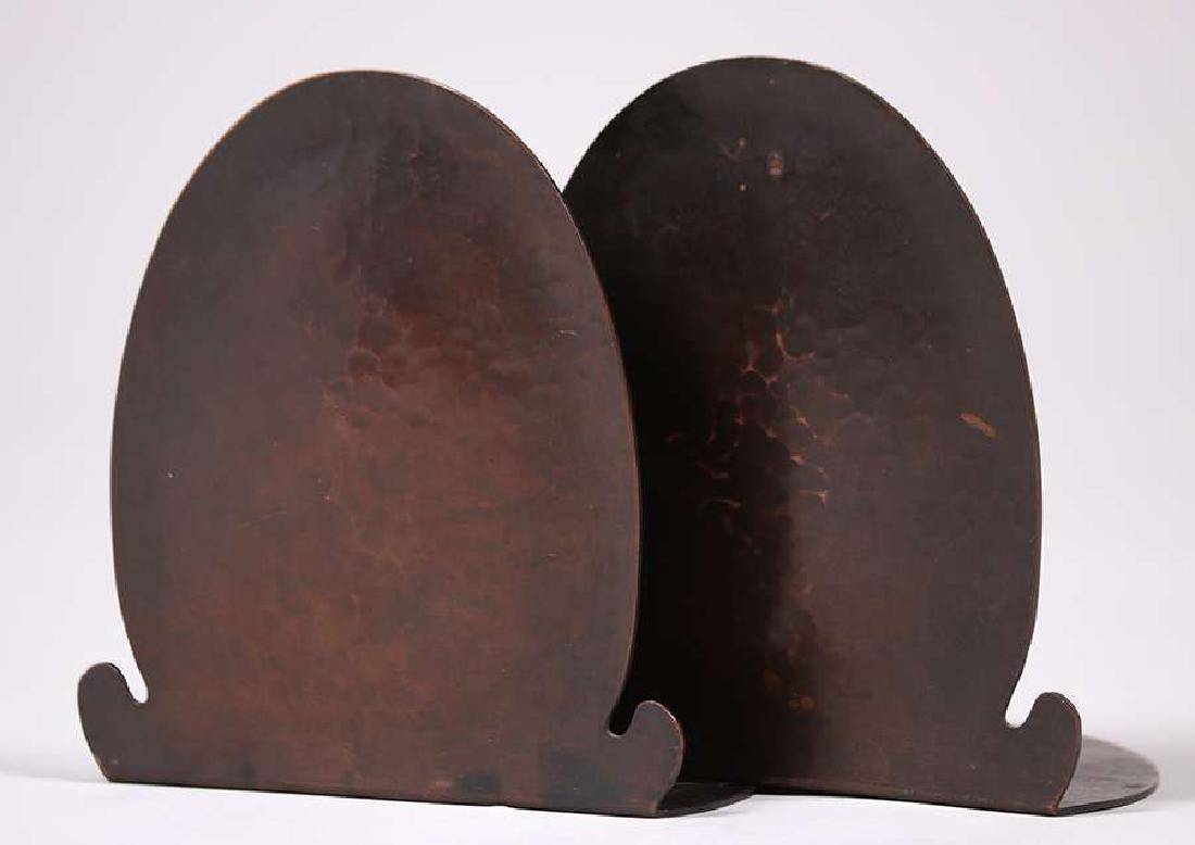 Pair Dirk van Erp Hammered Copper Bookends (1 of 3)