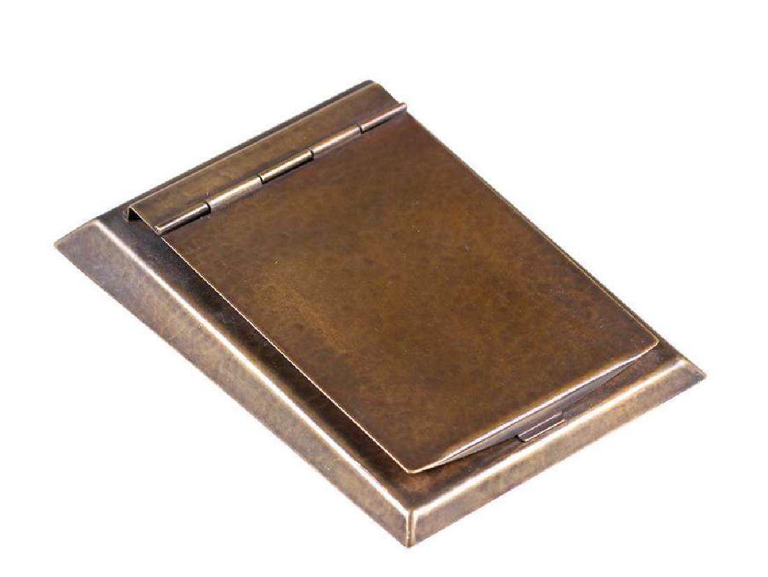 Dirk van Erp Hammered Brass Paper Pad Holder (1 of 4)