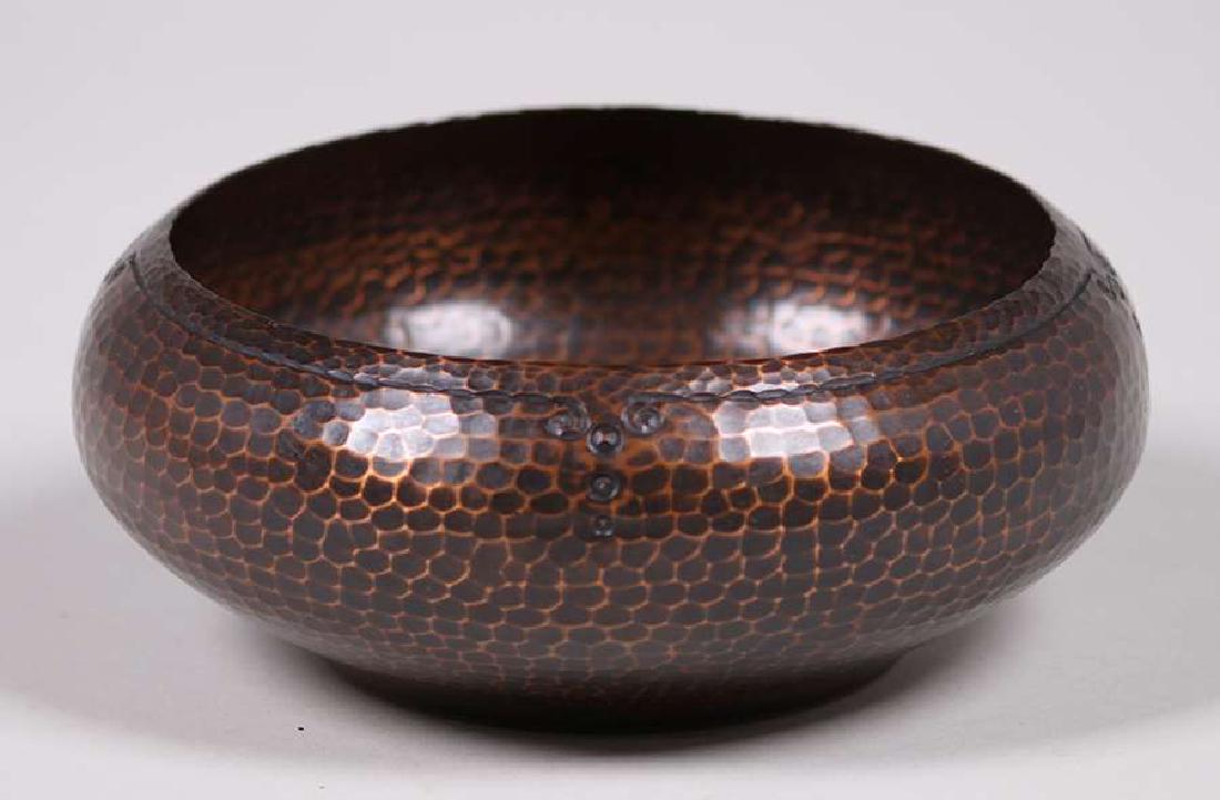 Roycroft Hammered Copper Bowl (1 of 4)