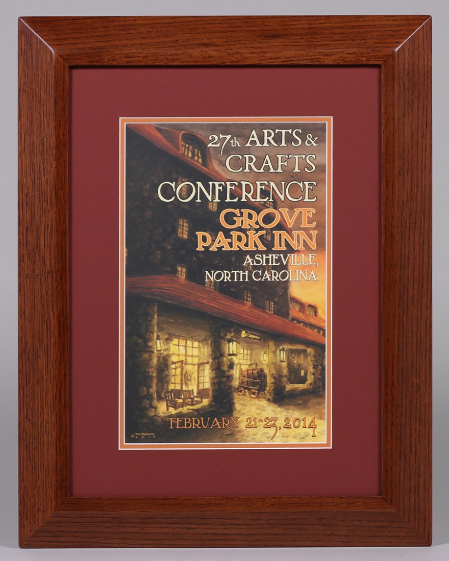 Grove Park Inn 2014 Conference Oak Framed Poster (1 of 3)