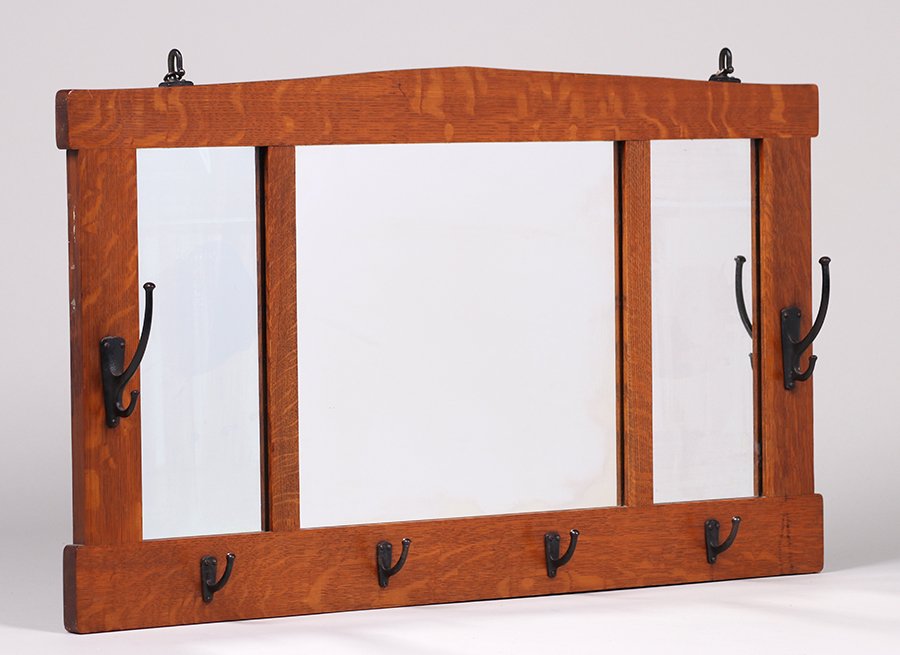 Stickley Brothers Hall Mirror c1910 (1 of 3)