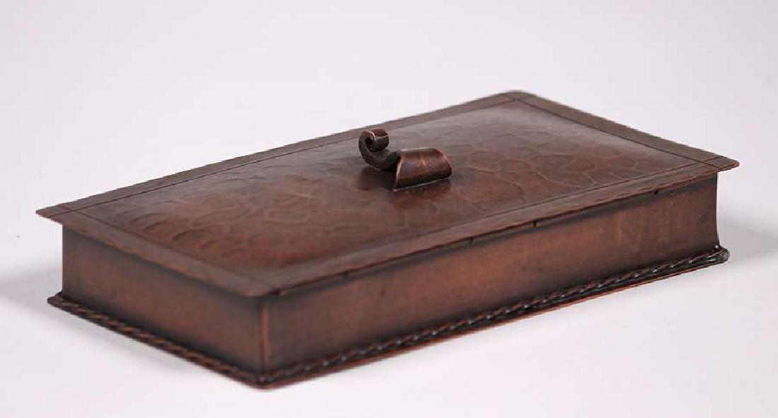 Craftsman Studios Hammered Copper Rectangular Box (1 of 4)