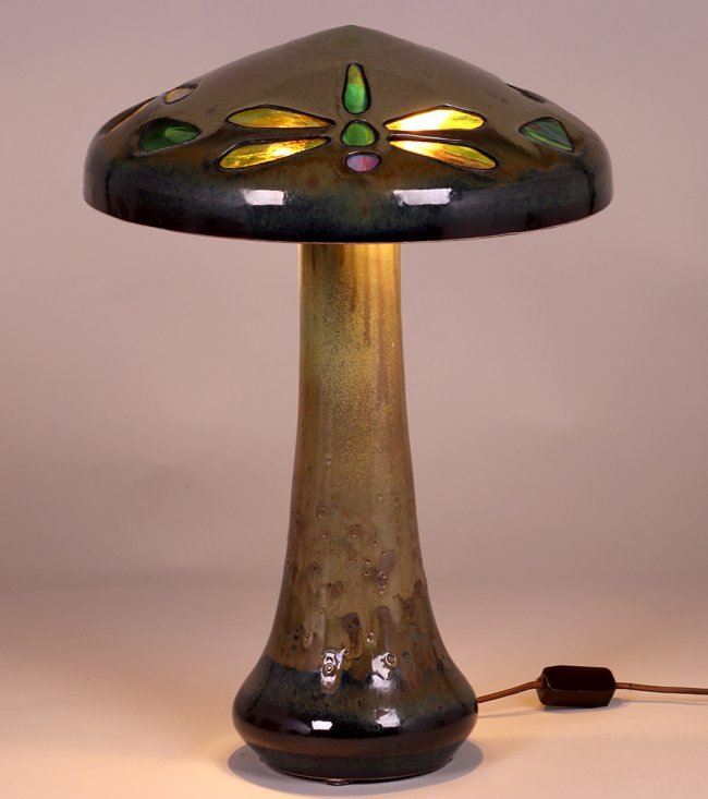 Contemporary Arts & Crafts Dragonfly Lamp (1 of 5)