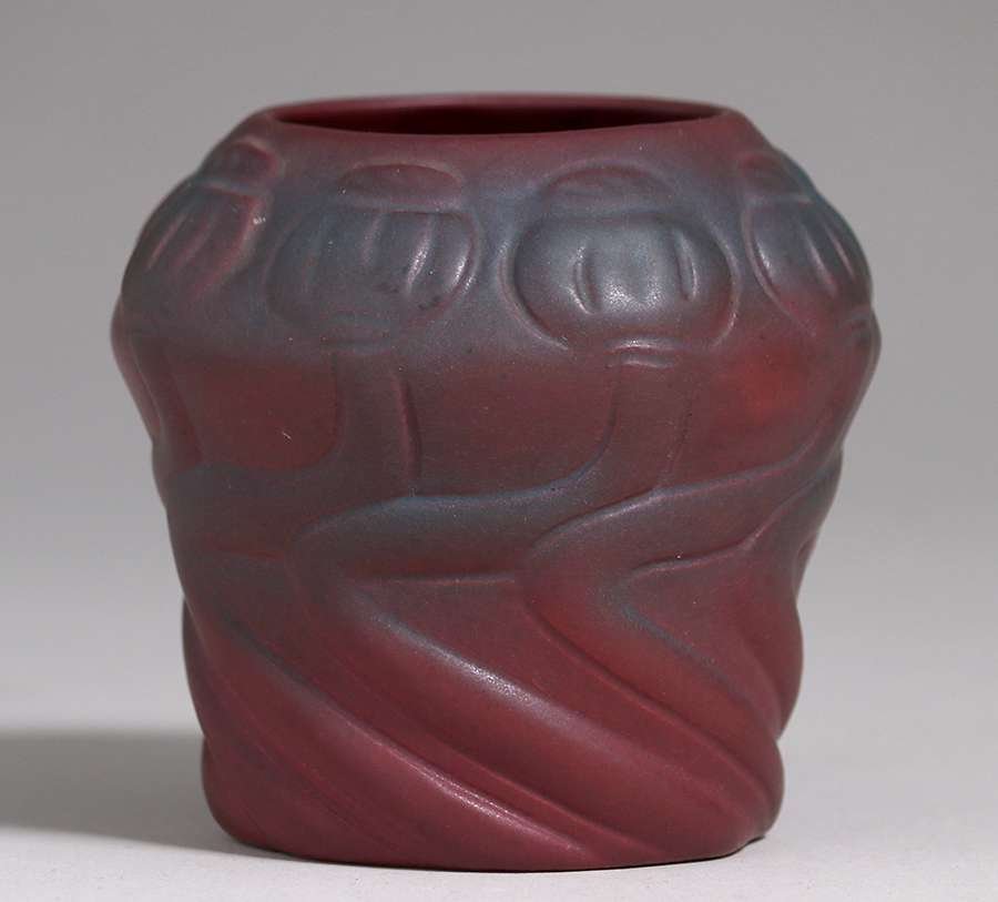 Van Briggle Persian Rose Matte Glaze Vase c1930s (1 of 2)