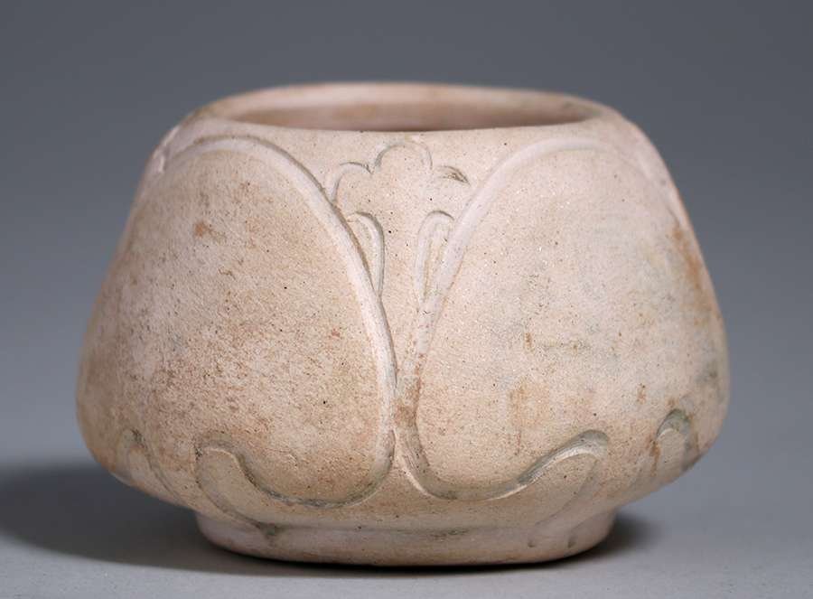 Small Van Briggle Pottery Bisque Vase c1922-1926 (1 of 3)