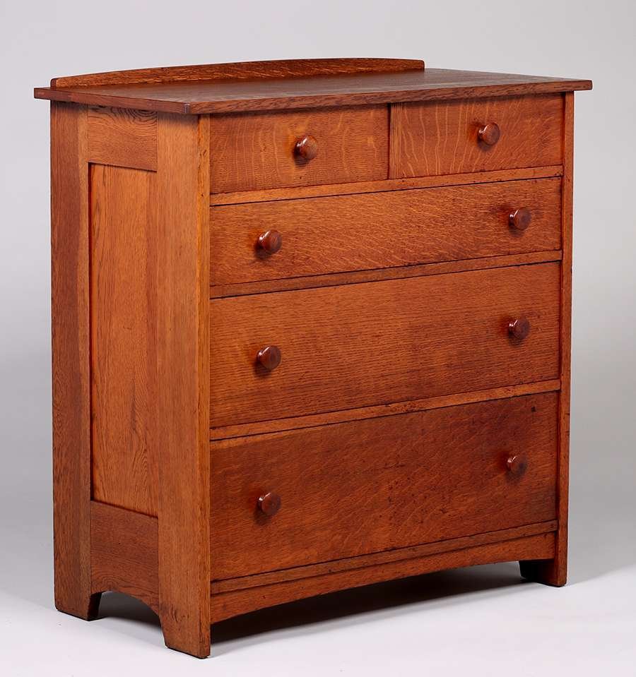 L&JG Stickley 5-Drawer Dresser c1910 (1 of 3)