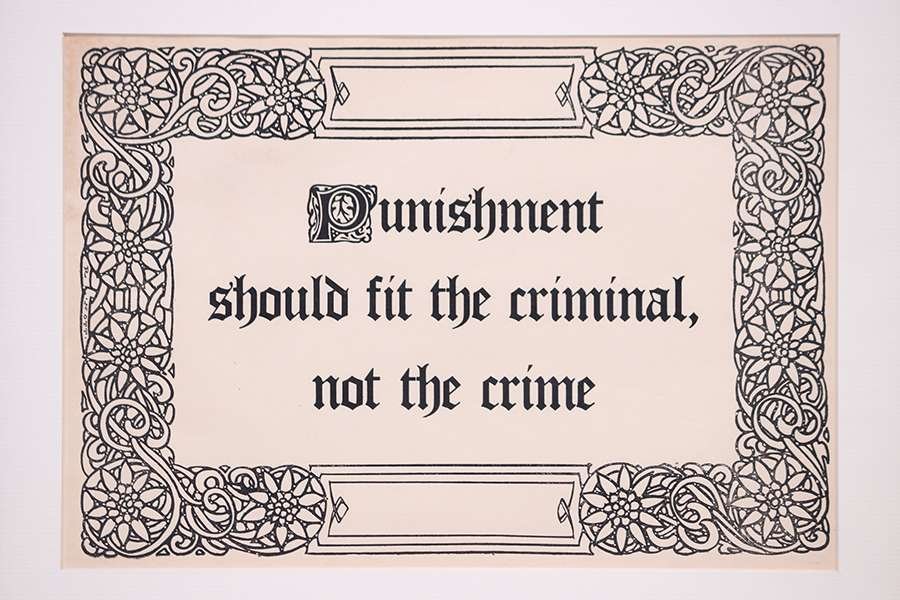 Original Roycroft - Raymond Nott Motto c1910 (1 of 3)