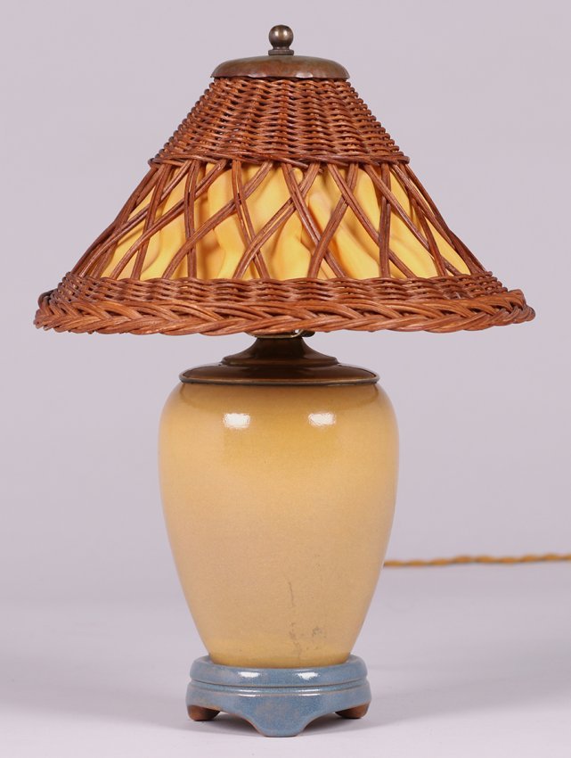 Saturday Evening Girls - Paul Revere Pottery Lamp c1920 (1 of 4)