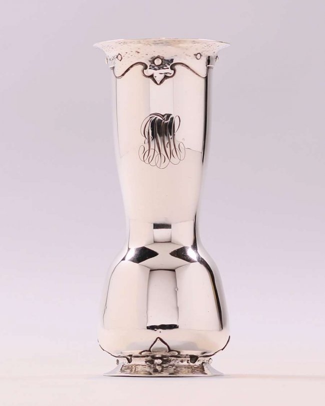 Gorham Sterling Silver Vase c1910 (1 of 1)
