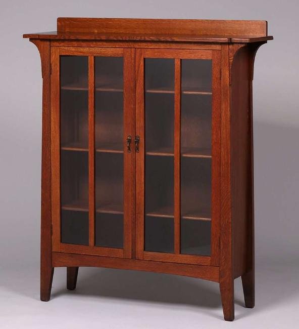 Limbert Two-Door Bookcase c1910 (1 of 3)
