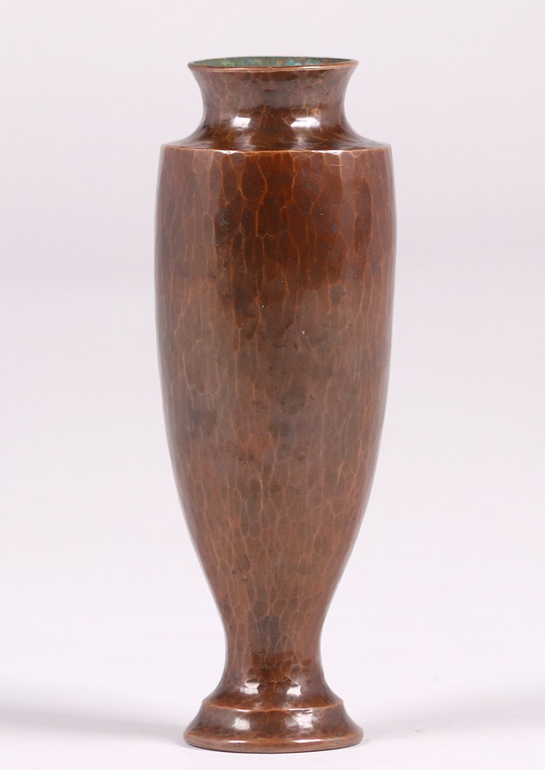Dirk van Erp Hammered Copper Vase c1920s (1 of 4)
