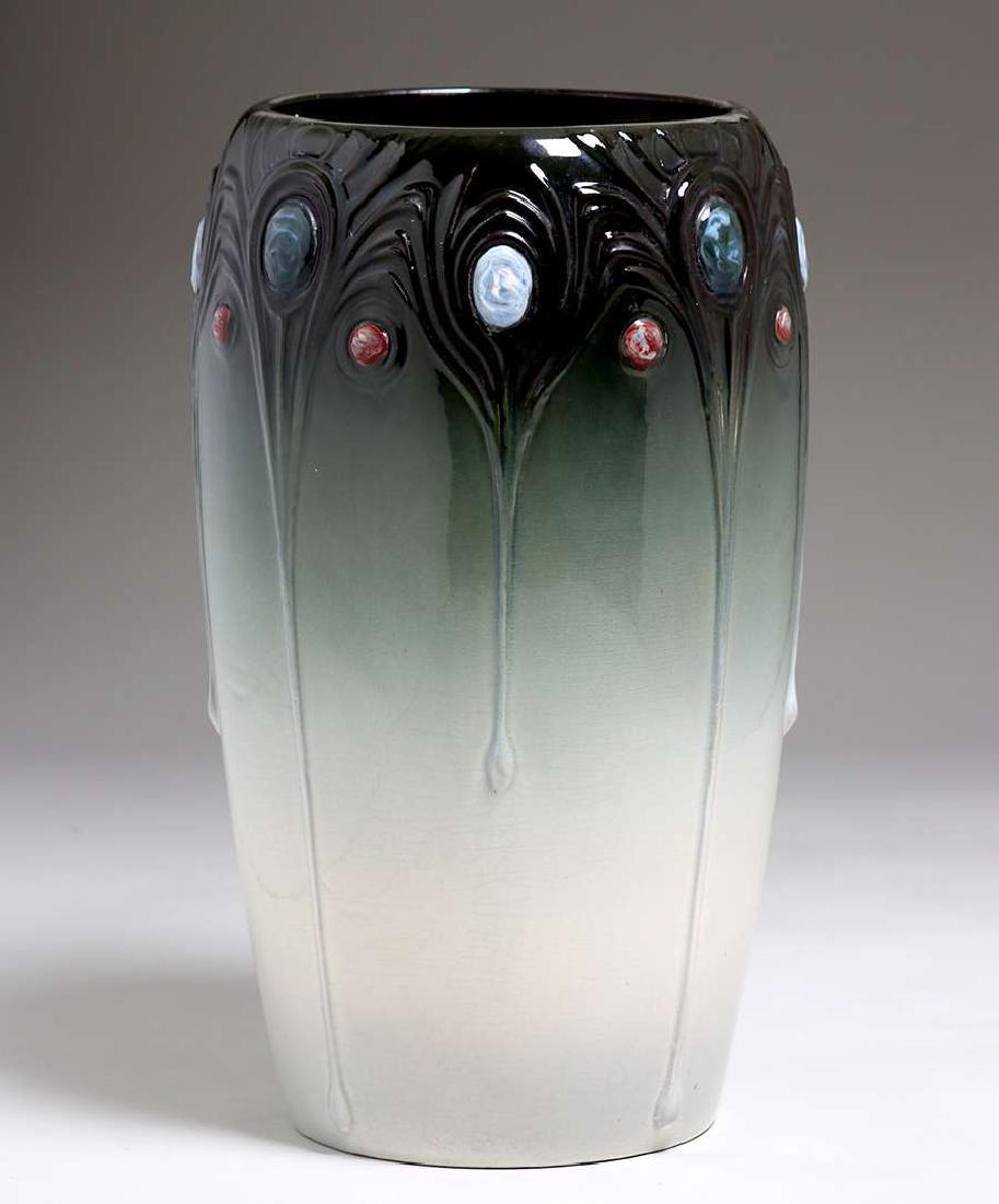 Weller Pottery - Cameo Jewel Umbrella Stand c1910 (1 of 3)
