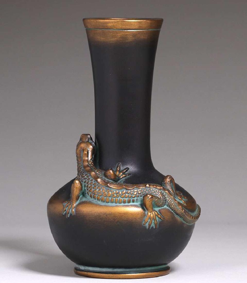 Norse Pottery Lizard Vase c1903-1913 (1 of 6)