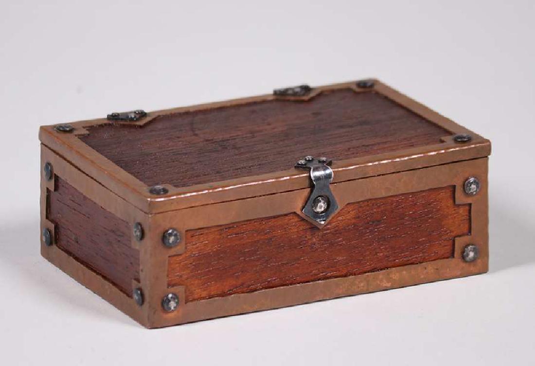 Joseph Heinrichs Copper & Silver Box c1905 (1 of 5)