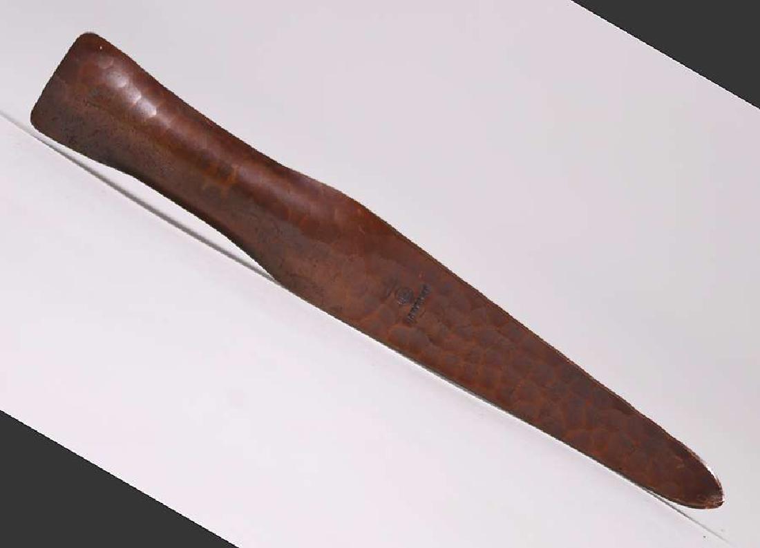 Roycroft Hammered Copper Letter Opener (1 of 2)