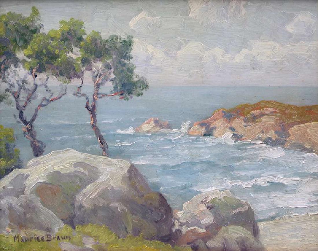 Maurice Braun Monterey Coast Painting c1910 (1 of 4)