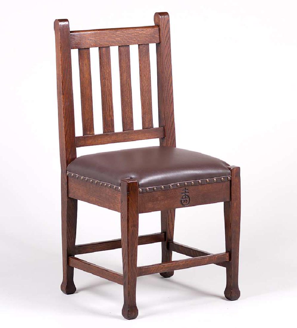 Roycroft Side Chair c1910 (1 of 3)